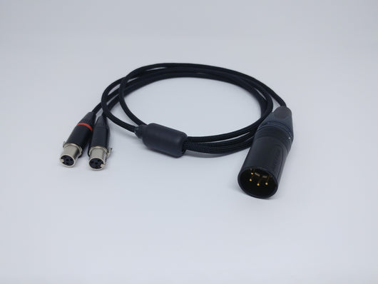 Dual 4 Pin Mini XLR Headphone Cable | Elemental