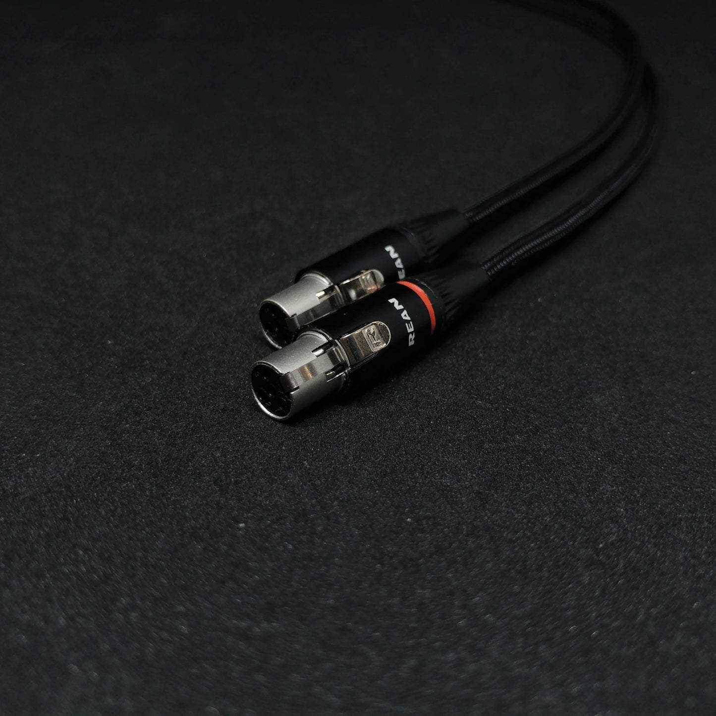 Dual 4 Pin Mini XLR Custom Headphone Cable | Yellow | Air+