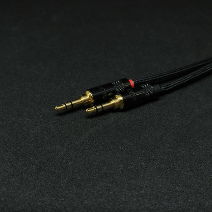 Dual 3.5mm Custom Headphone Cable | Black | Air+