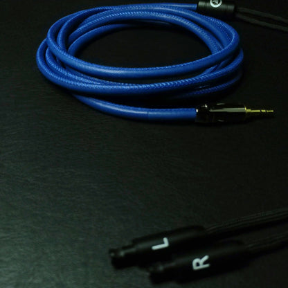 Dual 3.5mm Custom Headphone Cable | Blue | Air+