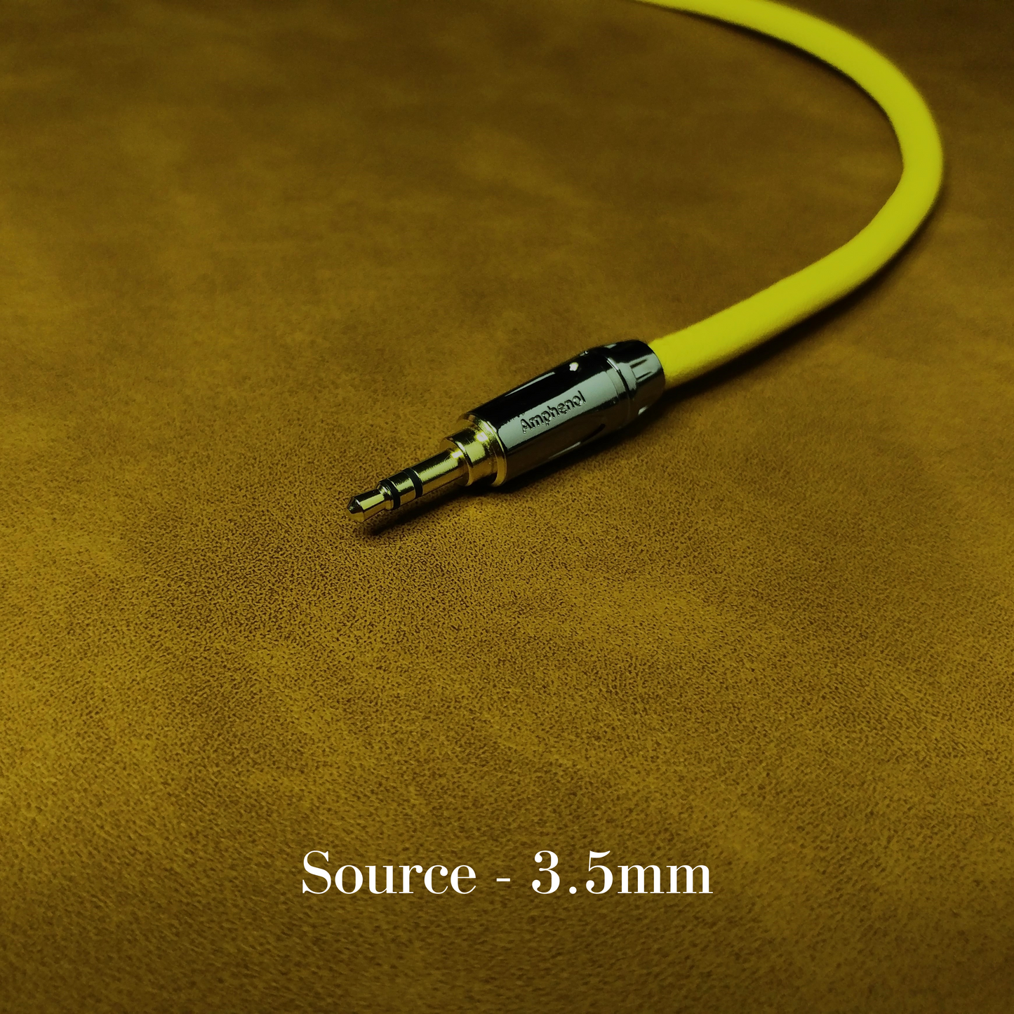 Dual 3.5mm Custom Headphone Cable | Yellow | Air+
