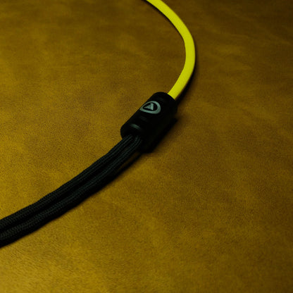 Dual 3.5mm Custom Headphone Cable | Yellow | Air+