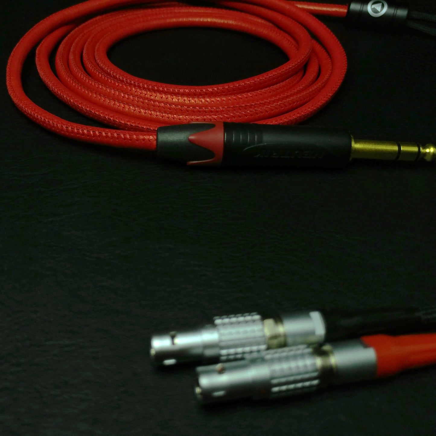 Focal Utopia Custom Headphone Cable | Red | Air+