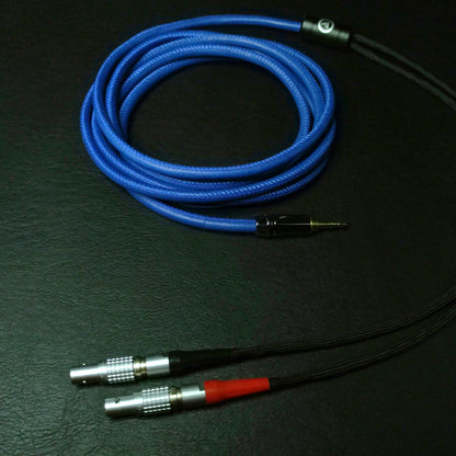 Dual Extended 3.5mm Custom Headphone Cable | Blue | Air+