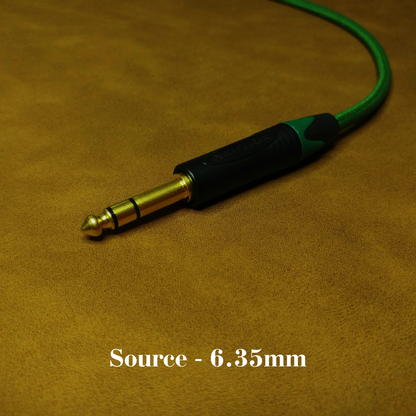 Dual Extended 3.5mm Custom Headphone Cable | Green | Air+