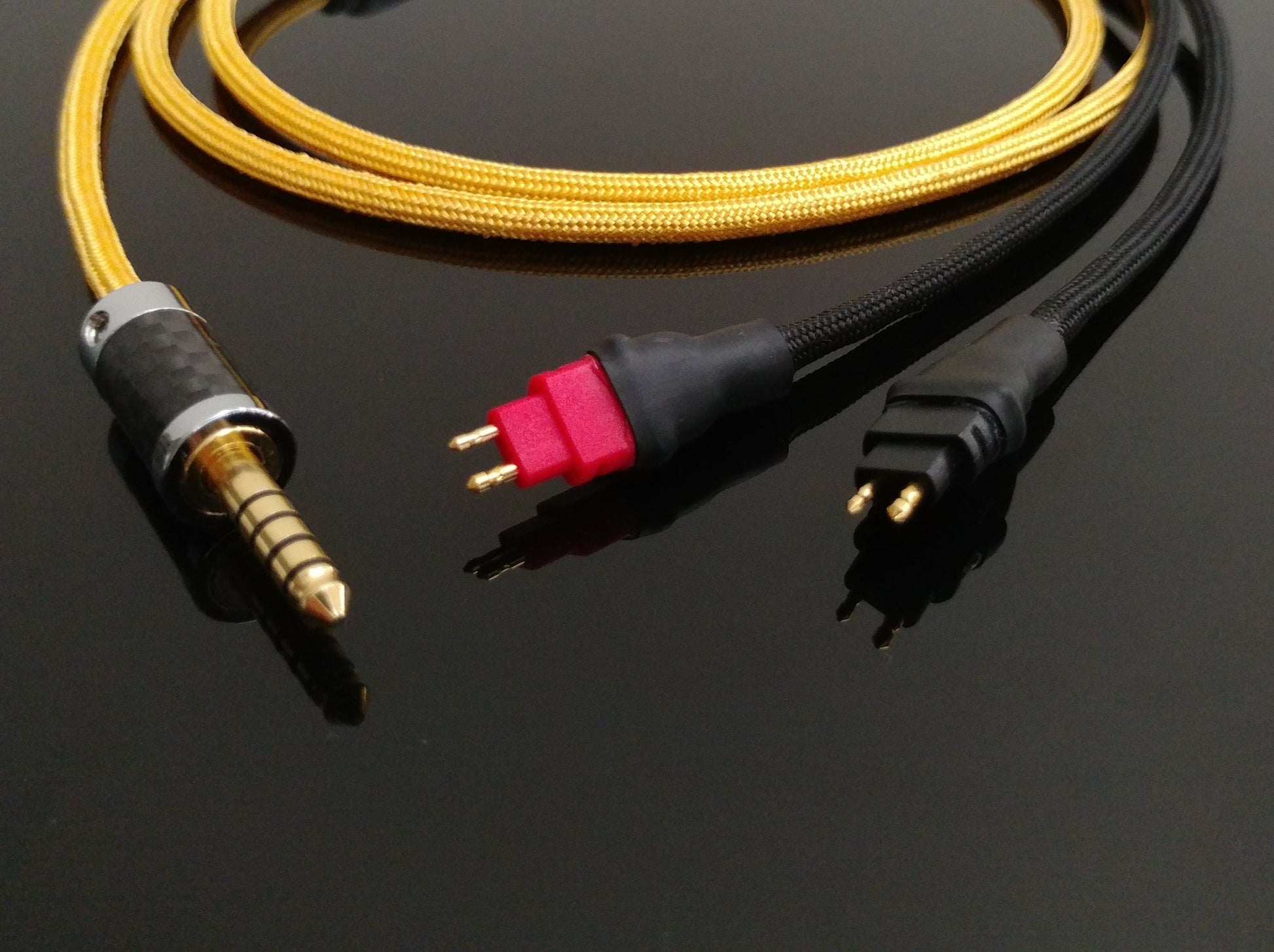 Sennheiser HD600 custom headphone cable with 4.4mm Pentaconn